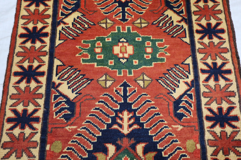 Afghan Kargahi Rug, Oriental Rug, Area Rug, Wool Rug