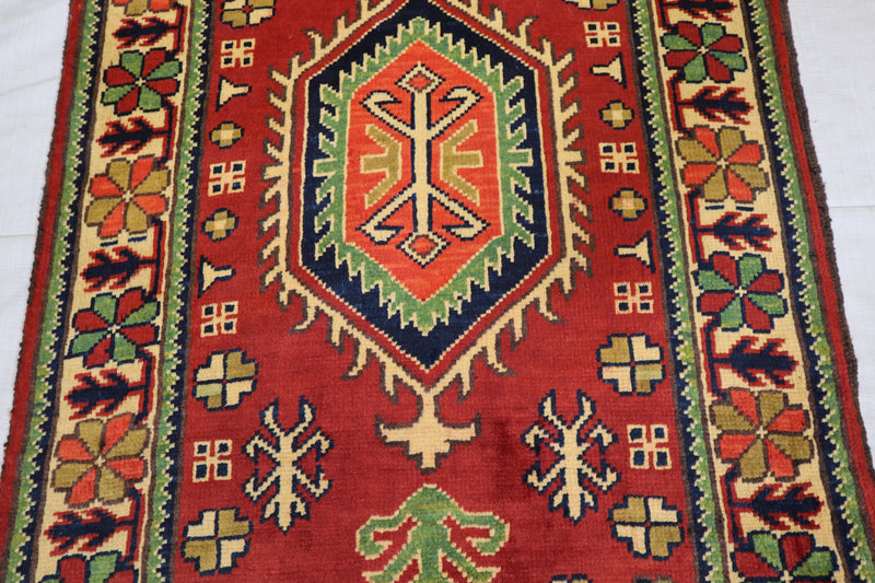 Afghan Kargahi Rug, Oriental Area Rug, Traditional Rug