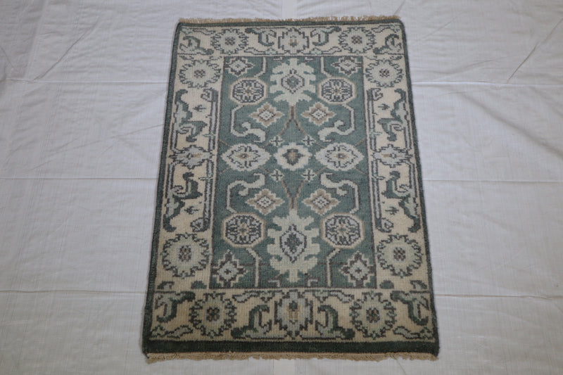 Oushak Rug, Persian Rug, Hand Knotted Rug, 2x3 Area Rug