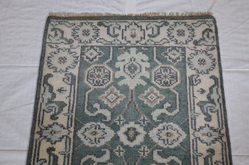 Oushak Rug, Persian Rug, Hand Knotted Rug, 2x3 Area Rug