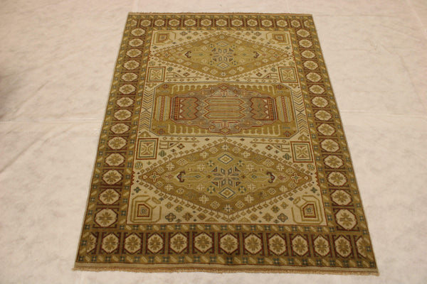 Authentic Rug, Oriental Rug, Turkish Knot Rug, 6x8 Rug, Indian Rugs