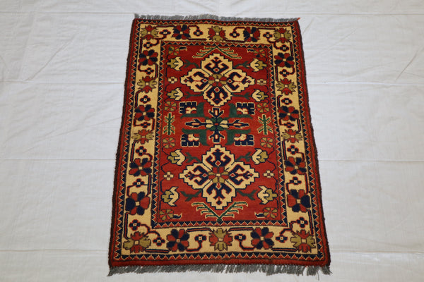 Oriental Rug, Afghan Kargahi Rug, Turkman Rug