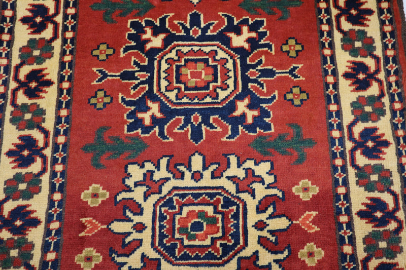 Afghan Kargahi Rug, Hand Knotted Tribal Rug