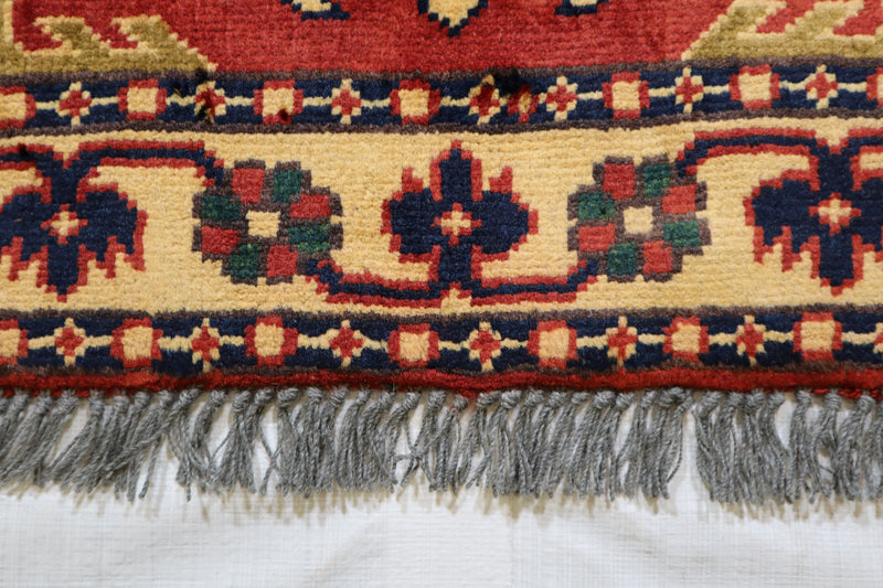 Afghan Kargahi Rug, Hand Knotted Tribal Rug