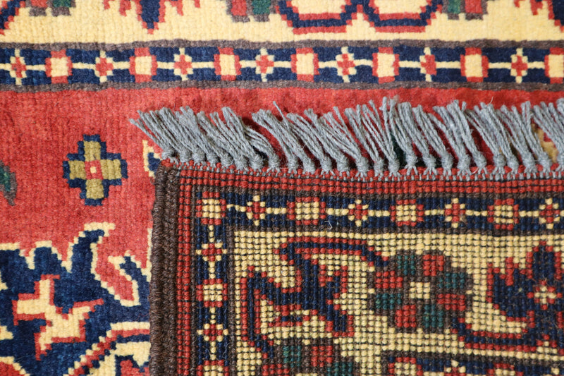 Afghan Kargahi Rug, Hand Knotted Tribal Rug