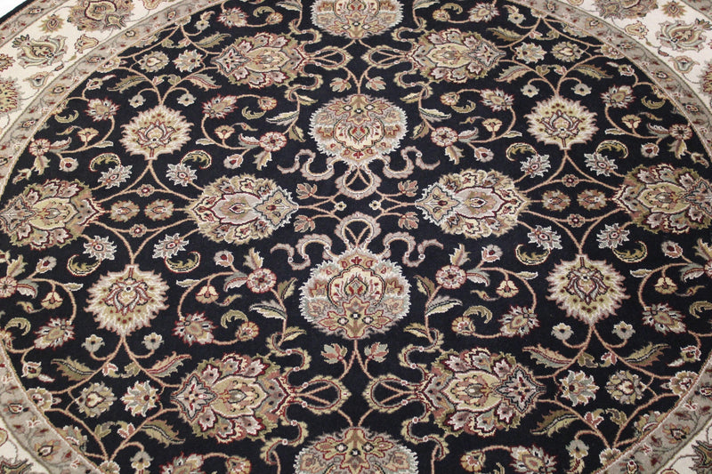 Black Rug, Round Rug, Jaipur Rug, Wool Oriental Rugs, Rug On Carpet