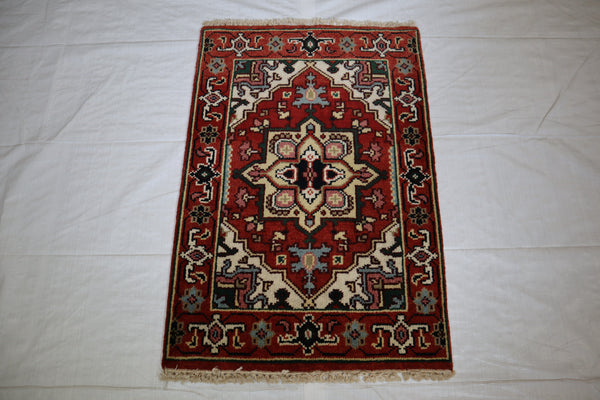 Serapi Rug, Indian Rug, Persian Design Rug, 2x3 Rug, Door Mat