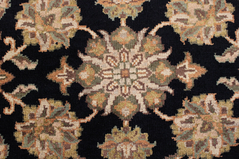 Round Rug, Indo Rug, Agra Rug, Bright Rugs, Wool Oriental Rugs 