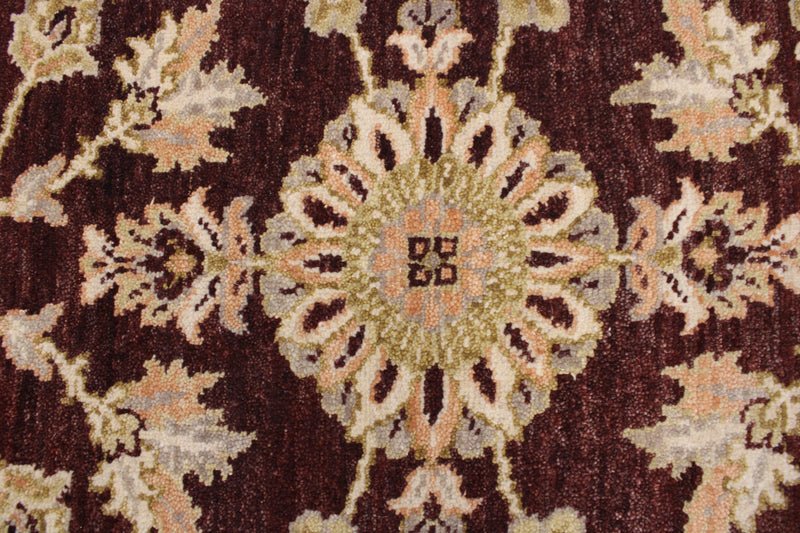 Oushak Rug, Round Rug, Colorful Rug, Oriental Area Rugs, Knotted Rugs