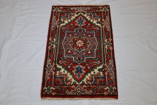 Serapi Rug, Bright Rug, Persian Design Rug, 2x3 Rug, Door Mat