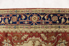 Serapi, Area Rug 6x9, Multicolored, Hand Knotted Rug, Office Rugs