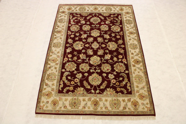 Persian Design Rug, Silk Flower Rug, Bright Rugs, Silk Rug, Rug For Living Room