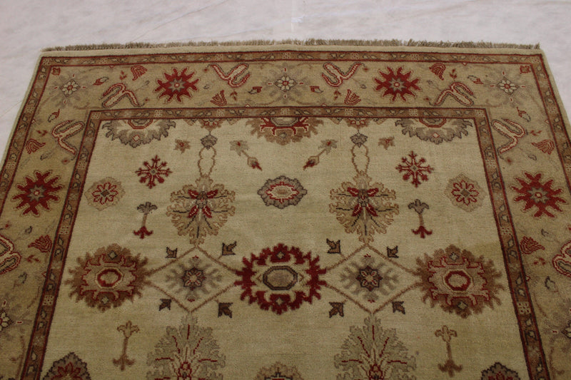 Knotted Rug, Wool Rug, Oushak Rug, Area Rug In Carpet, Dining Room Rug Size