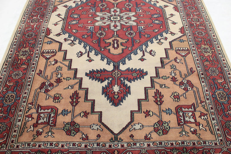 Indian Rug, Hand Knotted Wool Rug, Colorful Area Rugs, Rug For Living Room 