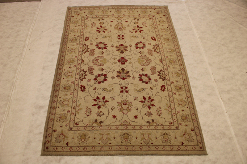 Peshawar Rug, Hand Knotted Rug, Vegetable Dye Rug, Bedroom Rug, Wool Rug