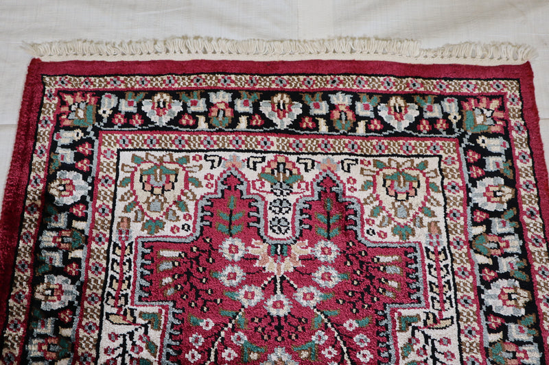 Jammu Kashmir Rug, Indian Traditional Rug, Colorful Area Rug