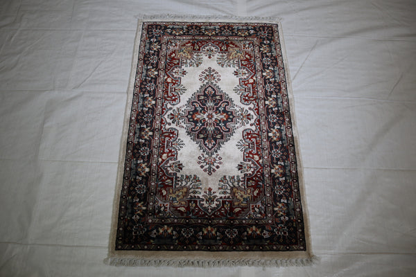 Jammu Kashmir Rug, Indian Rug, Hand Knotted Rug