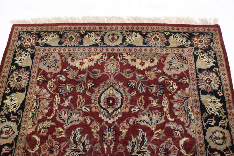 Floral Rug, Jaipur Rug, Red Oriental Rugs, Living Room Area Rugs, 4x6 Rugs