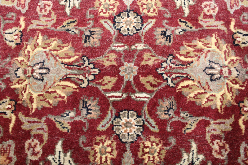 Floral Rug, Jaipur Rug, Red Oriental Rugs, Living Room Area Rugs, 4x6 Rugs