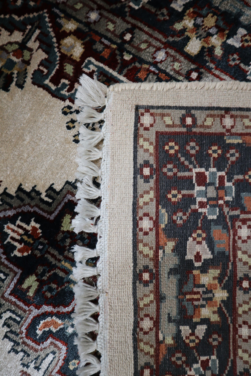 Jammu Kashmir Rug, Indian Rug, Hand Knotted Rug