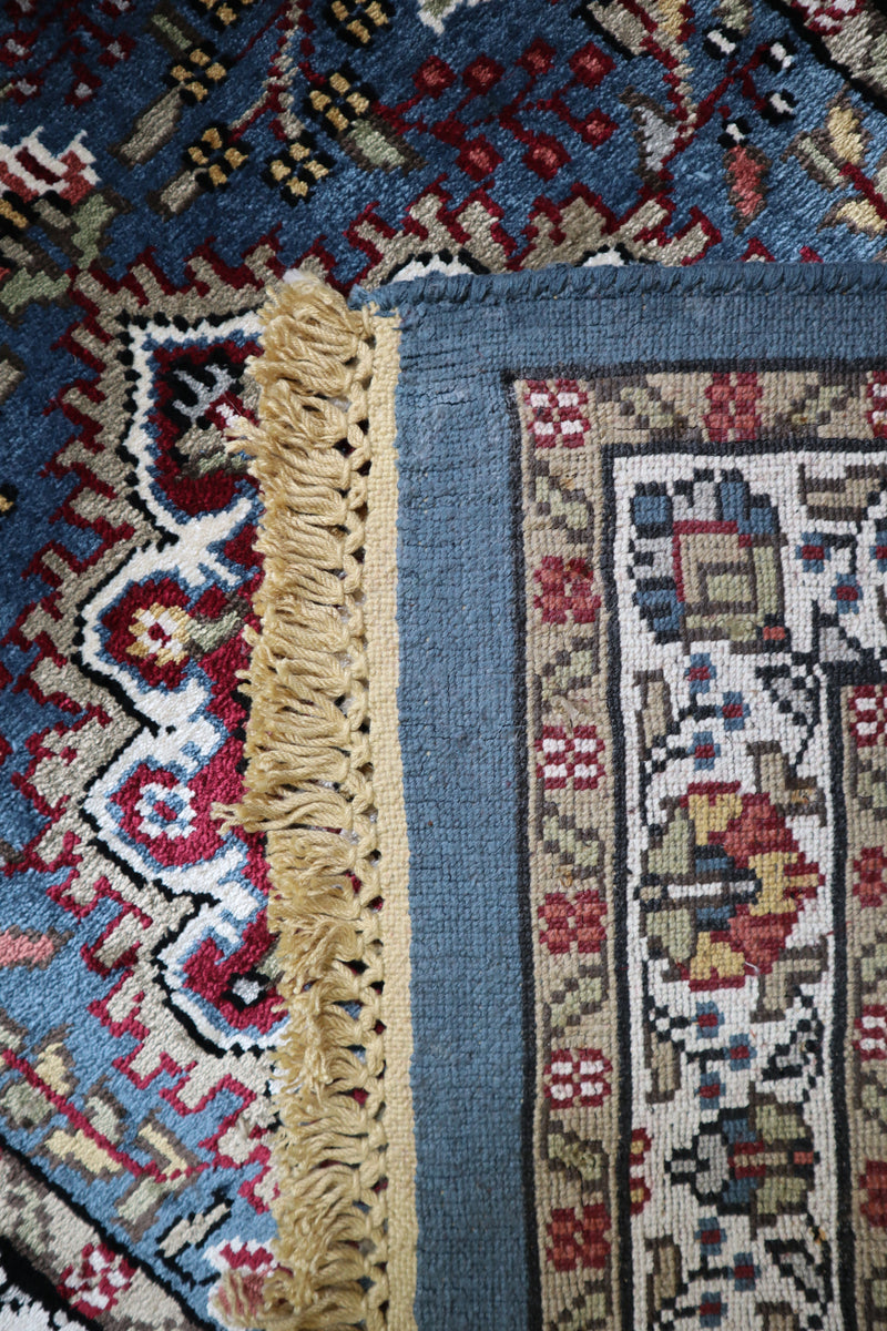 Jammu Kashmir Rug, Oriental Rug, Natural Multi