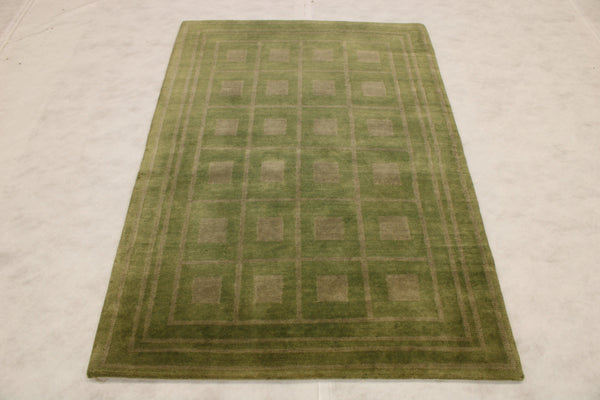 Floral Rug, Green Rug, Indian Rugs, 4x6 Rug, Kitchen Area Rugs, Entryway Rugs