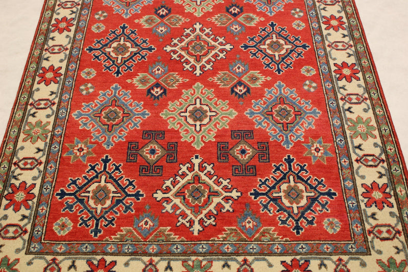 Kazak Rug, Hand Knotted Wool Rugs, size rug for king bed, bed bath and beyond area rugs