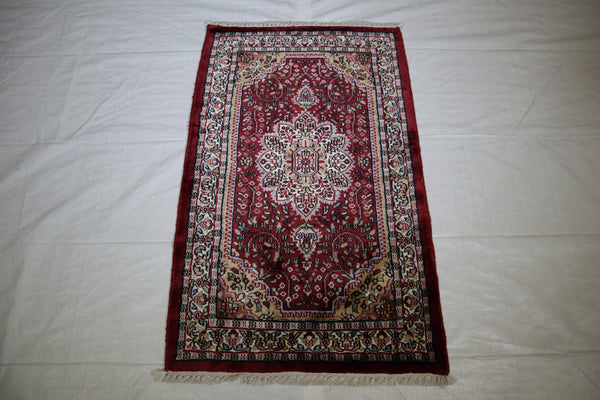 Jammu Kashmir Rug, Vegetable Dye Rug, Traditional Rug