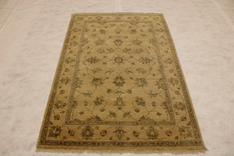 Cream Area Rug, Oriental Rug, High Twist Rug, Rug Types, 4x6 Rug