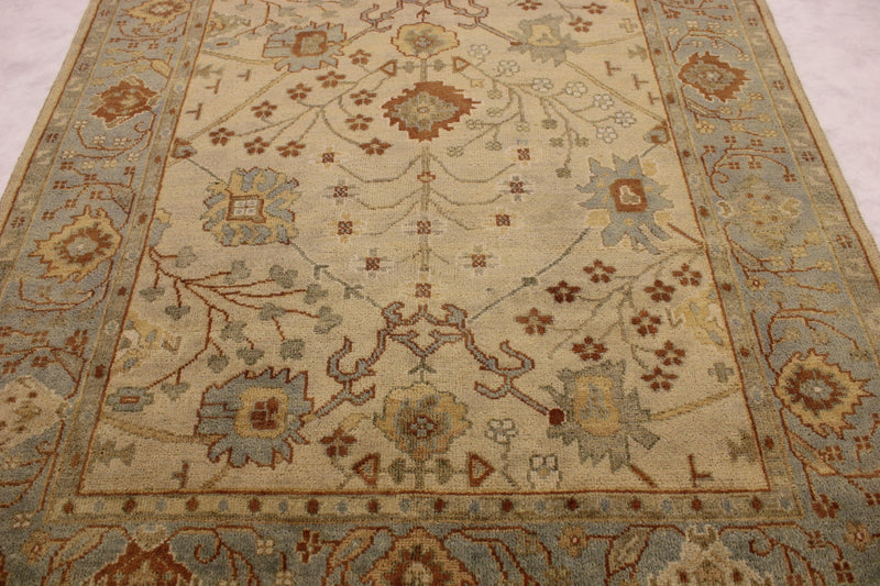 Wool Oriental Rugs, Oushak Rug, Knotted Rug, Rug On Carpet, Bedroom Rugs