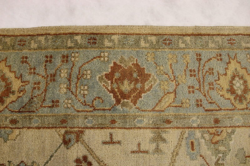 Wool Oriental Rugs, Oushak Rug, Knotted Rug, Rug On Carpet, Bedroom Rugs