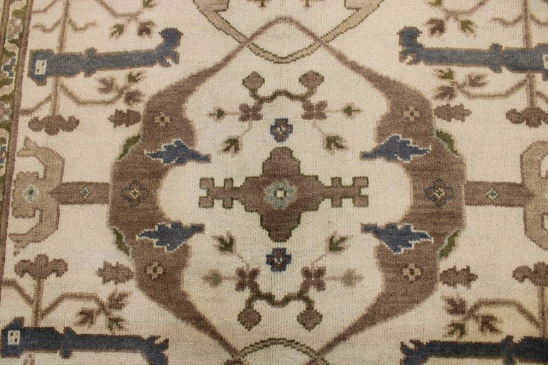 6'2" x 8'11" Oushak Hand Knotted Rug