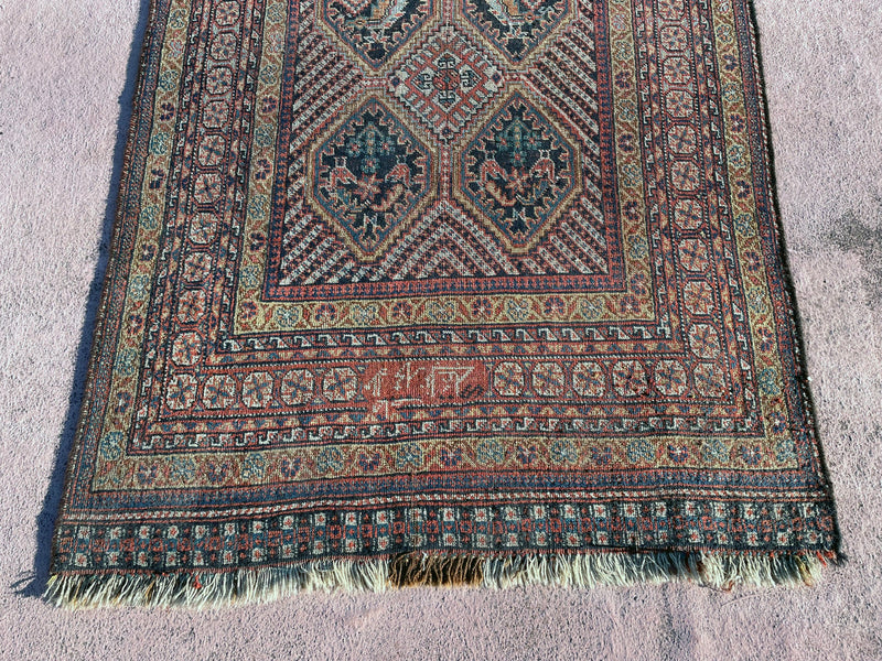 Hand Knotted Runner, Oriental Wool Runner