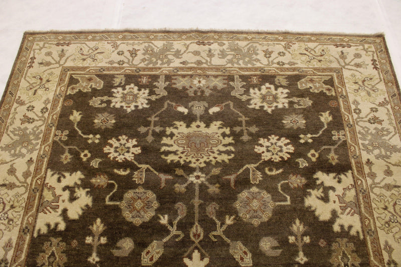 6'3" x 8'6" Oushak Hand Knotted Rug