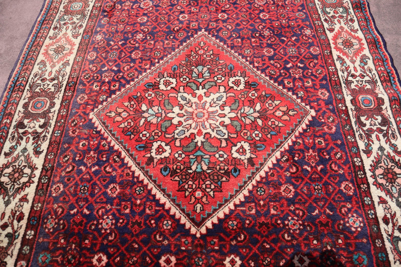 Persian Rug, Hand Knotted Rug, Colorful Area Rug, 5x11 Rug