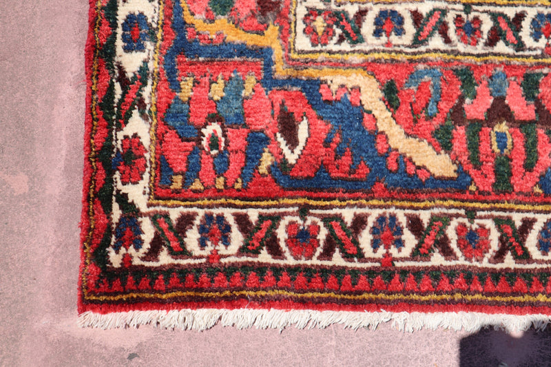 Bakhtiari Rug, Persian Rug, Geometric Rug, Area Rug On Carpet