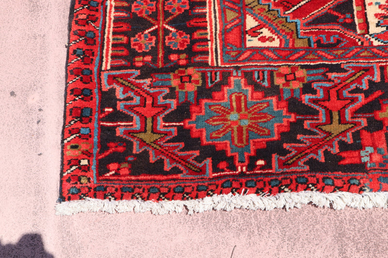 Persian Rug, Heriz Rug, Handmade Wool Rug, 8x12 Rug