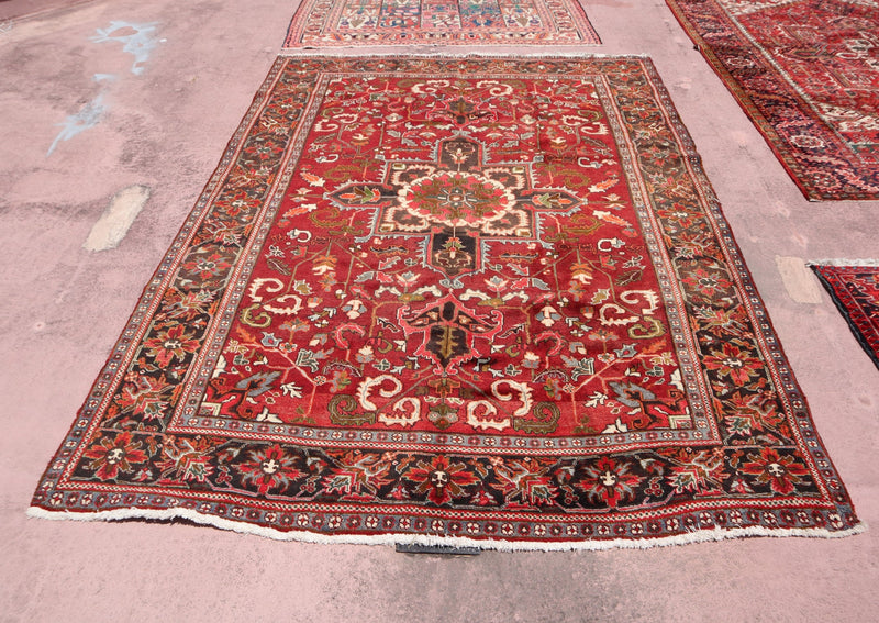 Geometric Rug, Persian Rug, Heriz Rug, Area Rug