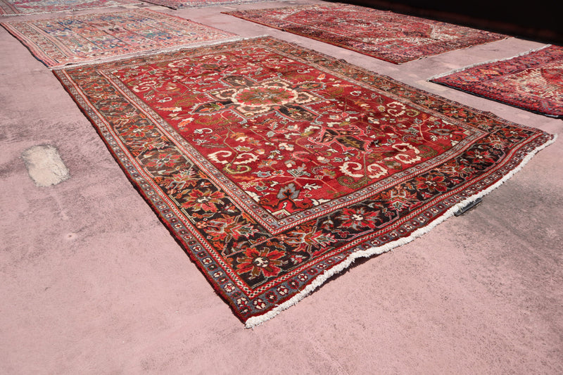 Geometric Rug, Persian Rug, Heriz Rug, Area Rug