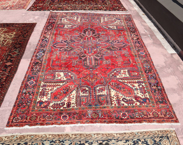 Heriz Rug, Persian Handmade Rug, Authentic Rug