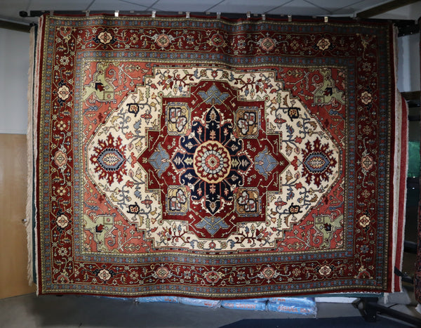 Serapi Rug, 9x12 Area Rug, Persian Rug, Indian Rug