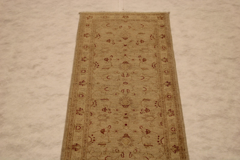 2'9" x 9'6" Chobi Hand Knotted Runner Rug