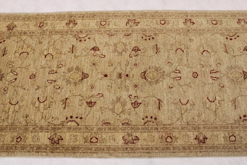 2'9" x 9'6" Chobi Hand Knotted Runner Rug