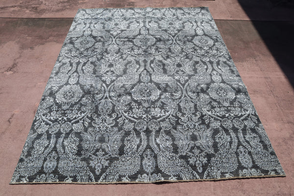 Contemporary Hand Knotted Rug, Afghanistan Wool Rug