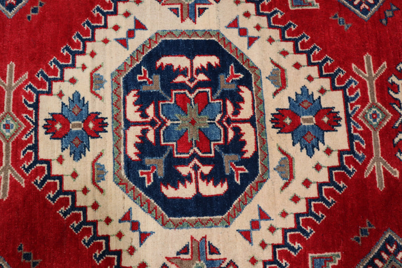 Kazak Rug, Traditional Rug, Afghan Rug 9x12, Wool Rug