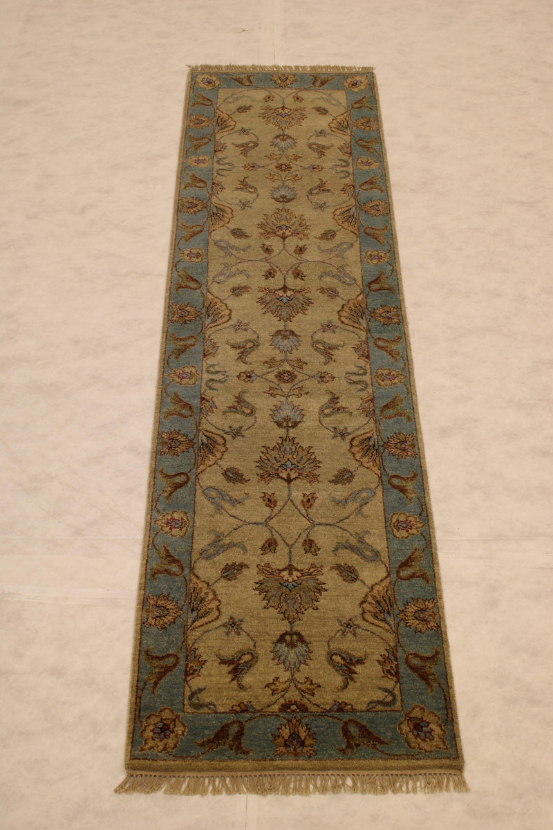 high twist runner, rug runners by the foot, blue persian rug, living room rugs cheap, hand knotted rugs