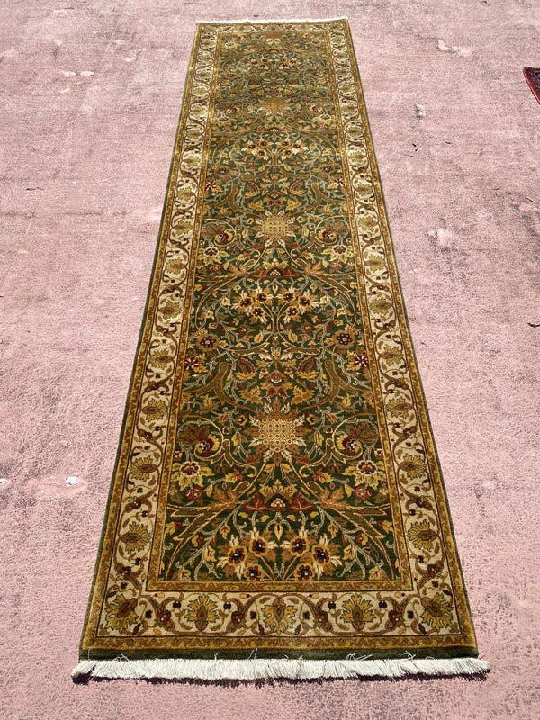 Sarook Rug, Persian Runner, Colorful Runner, 3x10 Runner